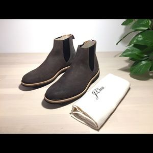 J Crew Men’s Suede Chelsea Boot sz 11 New